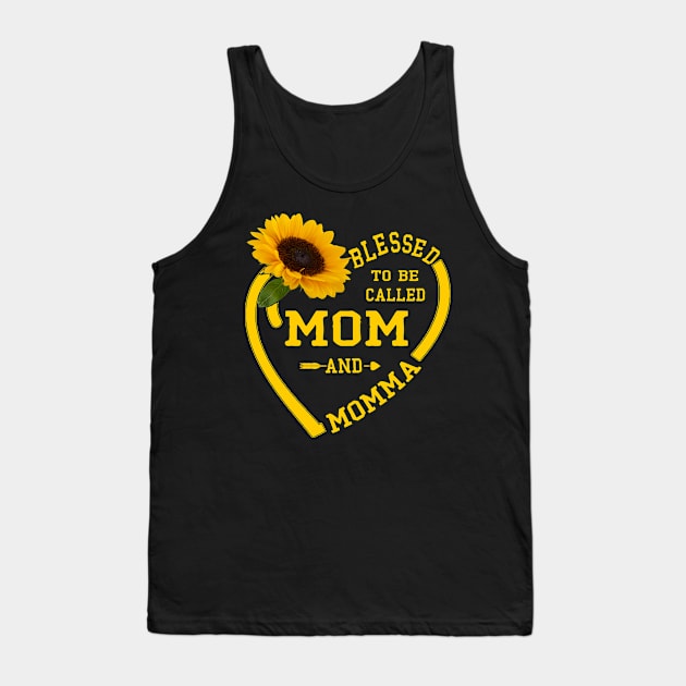 blessed to be called mom and momma Tank Top by Leosit